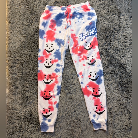 Mad Engine Unisex Kool-Aid Tie Dye Comfort Joggers Sweatpants Size Small - Picture 1 of 8